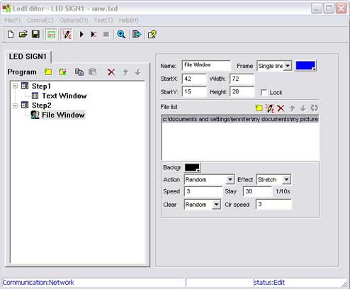 led editor software setup